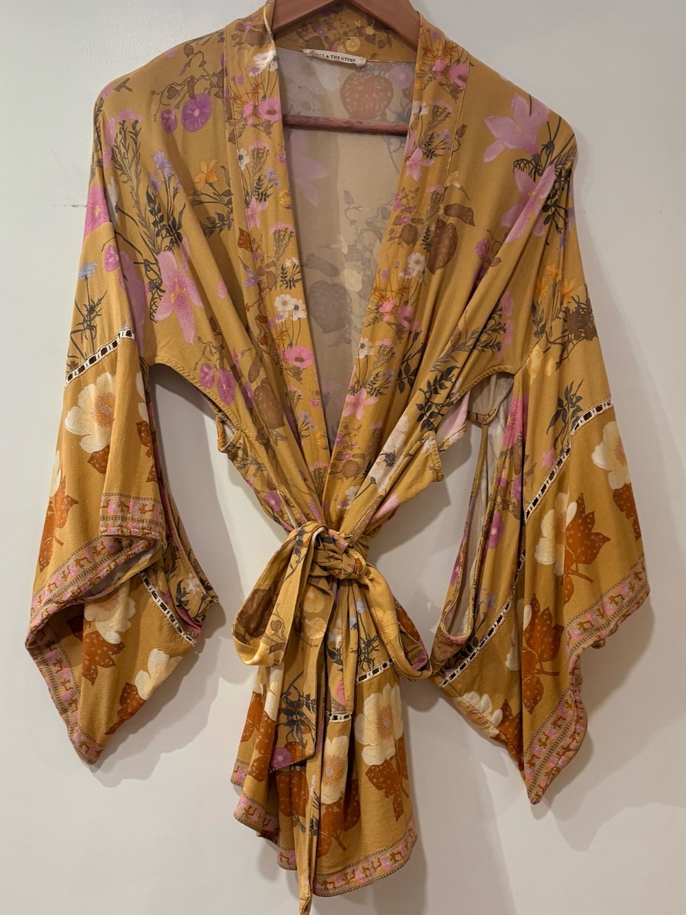 SPELL Wild Bloom Kimono Robe S/M - Picture 12 of 12